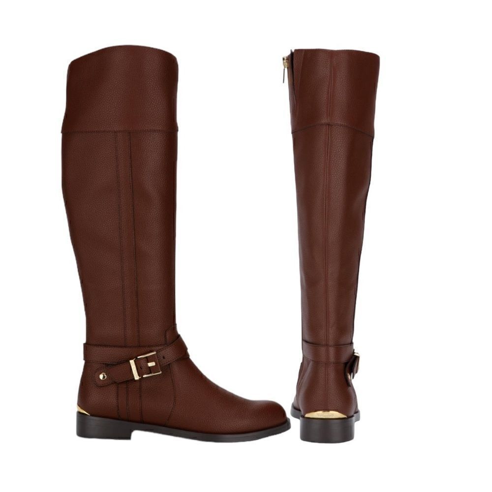 Kenneth Cole Reaction Women’s Wind Riding Boots in the Size 9.5M in Brown Color
